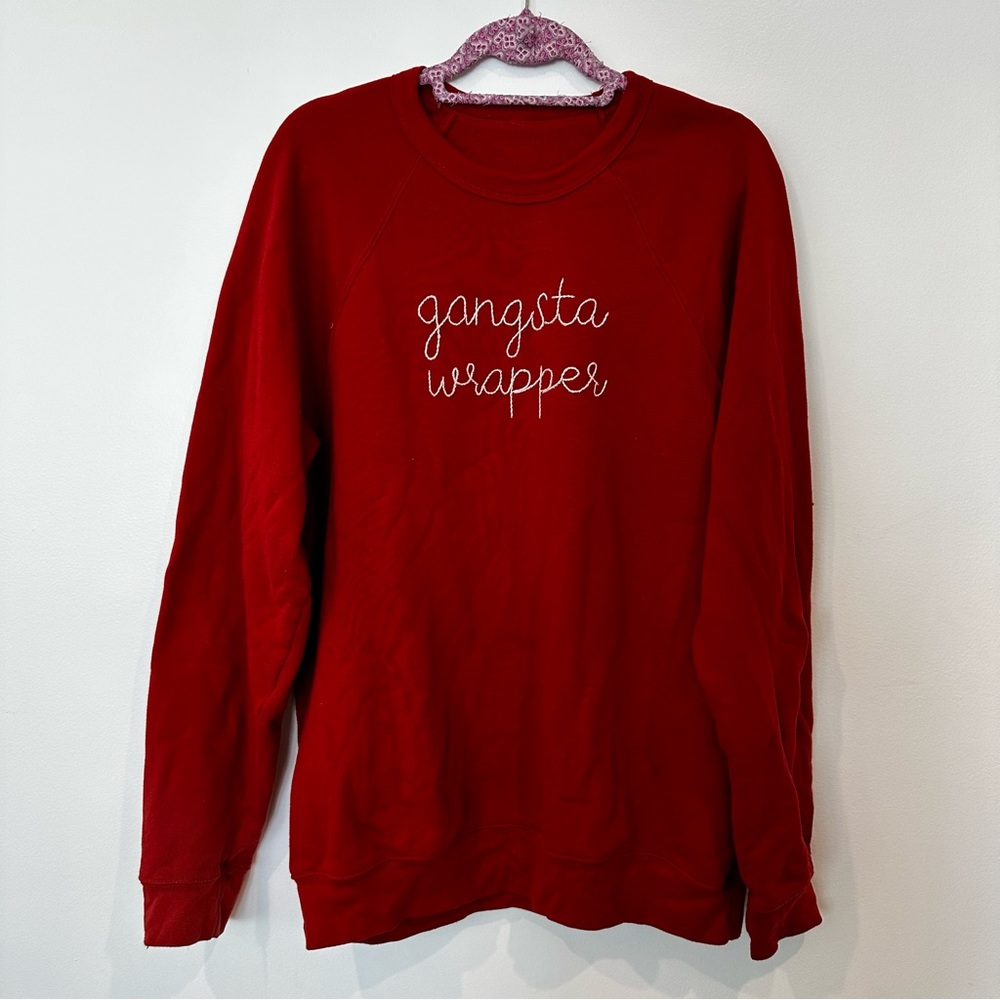 Gangsta Wrapper Sweatshirt for the Holidays